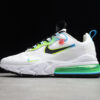 CK6457-100 NIKEAIR MAX 270 REACT WORLDWIDE WHITE/BLACK/GREEN