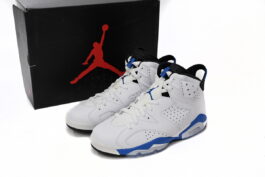 384664-107 Air Jordan 6 Sports Blue