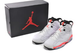 384664-123 Air Jordan 6 Retro Infrared White