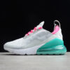 AH6789-065 NIKEAIR MAX 270 SOUTH BEACH PURE PLATINUM/WHITE/PINK BLAST]