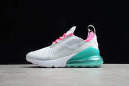 AH6789-065 NIKEAIR MAX 270 SOUTH BEACH PURE PLATINUM/WHITE/PINK BLAST]
