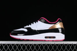 [HJ3966-110]-[AIR MAX 1 GRAND PIANO WHITE/WHITE-BLACK-METALLIC GOLD-PINK RISE]-[UNISEX:36-47.5]