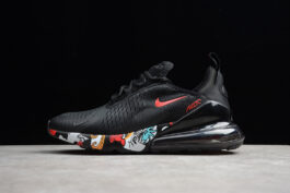 AO8050-009 NIKEAIR MAX 270 SHOES BLACK/WHITE/RED