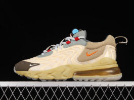 CT2864-200 NIKETRAVIS SCOTT AIR MAX 270 REACT CACTUS TRAILS LIGHT CREAM/DARK HAZEL/MICA GREEN]