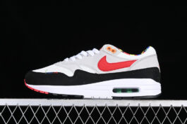 [DC1478-100]-[AIR MAX 1 WHITE/GREY/RED/BLACK]-[WOMAN:36-39]-[MAN:40-47.5]