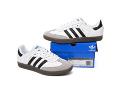 B75806 adidas Originals Samba Vegan /OG Rice White Black