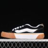Vans Knu Skool black raw rubber low-top retro casual vulcanized bread shoes VN0009QCCJI