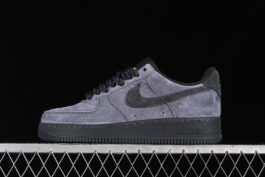 CW2288-111-AIR FORCE 1 07 LOW BLACK/GREY-WOMAN:36-39-MAN:40-45