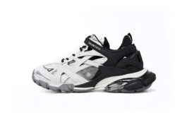568614 W2GN3 1090 Balenciaga Track 2 Sneaker Black And White