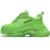 41624 W09OL 3801 Balenciaga Triple S Fluorescent Green