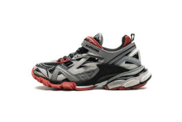 570391 W2GN3 1003 Balenciaga Track 2 Sneaker Grey Red