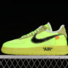 [AO4606-700]-[OFF-WHITE X AIR FORCE 1 LOW VOLT/CONE-BLACK-HYPER JADE]-[WOMAN:36-39]-[MAN:40-45]