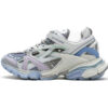 568615 W2GN3 9045 Balenciaga Track 2 Sneaker White Light Blue
