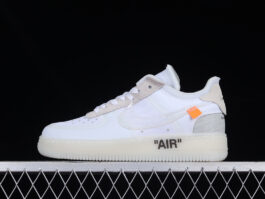 [AO4606-100]-[OFF-WHITE X AIR FORCE 1 LOW THE TEN WHITE/WHITE-SAIL]-[WOMAN:36-39]-[MAN:40-45]
