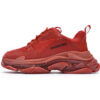 541624 W09O1 6500 Balenciaga Triple S Dark Red