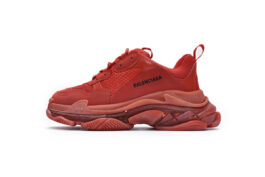 541624 W09O1 6500 Balenciaga Triple S Dark Red