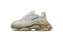 544351 W09OH 7083 Balenciaga Triple S Champagne