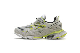 568515 W2ON3 9073 Balenciaga Track 2 Sneaker White Fluo Yellow