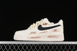 CX6951-153-AIR FORCE 1 07 LOW OFF WHITE/BLACK/RED-WOMAN:36-39-MAN:40-45