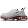 0625 W09O1 Balenciaga Triple S Milk White Black