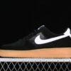 FQ8714-004-AIR FORCE 1 07 LOW BLACK/SUMMIT WHITE/GUM LIGHT BROWN-WOMAN:36-39-MAN:40-45