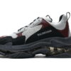541624 W09O1 2268 Balenciaga Triple S Black Brown Red