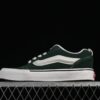 Vans Knu-Skool Black Green High Street American Retro Casual Canvas Skateboard Shoes VN000CSQW3Z