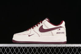 UT2023-206-UNDEFEATED X AIR FORCE 1 07 LOW WHITE/RED-WOMAN:36-39-MAN:40-45