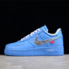 [CI1173-400]-[OW X AIR FORCE 1 LOW 07 MCA UNIVERSITY BLUE/WHITE-UNIVERSITY RED-METALLIC SILVER]