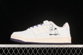 [IE2121]-[FORUM 84 LOW WHITE/GREY/PURPLE]-[WOMAN:36-39]-[MAN:40-45]