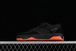 Spitfire x Vans Rowan Black Orange Vans Official New Sports Canvas Shoes VN0A2Z3IBFM