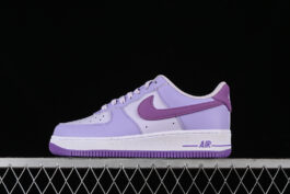 HQ3905-500-AIR FORCE 1 07 LOW PURPLE/WHITE-WOMAN:35.5-39-MAN:40-45