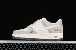 BB9577-102-AIR FORCE 1 07 LOW WHITE/GREY-WOMAN:36-39-MAN:40-45
