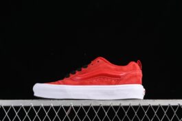 Vans Classics Knu Skool Vans new red suede bread shoes VN0009QCRDK