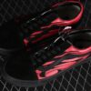 Vans Knu Skool Black Red High Street American Retro Casual Canvas Skateboard Shoes VN0009BCRTU