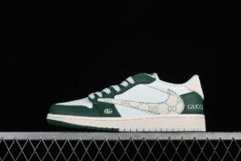 BB7577-219-AIR FORCE 1 07 LOW SUPREME OFF WHITE/GREY/GREEN-WOMAN:36-39-MAN:40-45