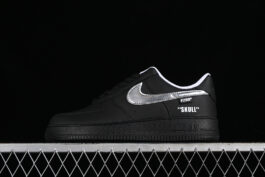 FQ4296-101-AIR FORCE 1 07 LOW WHITE/BLACK/SILVER-WOMAN:36-39-MAN:40-45