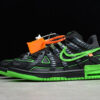[CU6015-001]-[OW X AIR RUBBER DUNK BLACK/WHITE-GREEN STRIKE]-[WOMAN:36-39]-[MAN:40-47]