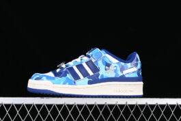 [ID4772]-[ADIDAS BAPE X FORUM LOW 84 CLOUD WHITE/SUPPLIER COLOUR/OFF WHITE]-[UNSIEX:36-45]