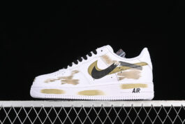 CW2288-111-AIR FORCE 1 07 LOW WHITE/YELLOW/BLACK-WOMAN:36-39-MAN:40-45