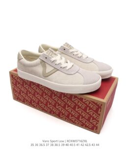 Vans Sport series retro low-top vulcanized skateboard shoes "suede old ink splash small wave LOGO" XCKW0716