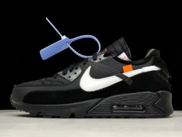 [AA7293-001]-[H12 AIR MAX 90 OFF-WHITE BLACK/BLACK-CONE-WHITE]-[MAN:39-46]