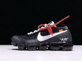 [AA3831-002]-[H12 FLYKNIT 2.0 VAPORMAX X OFF WHITE BLACK]-[UNISEX:35.5-46]