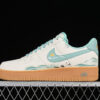 XC2351-550-AIR FORCE 1 07 LOW GREEN HILL WHITE/GREEN/GOLD-WOMAN:36-39-MAN:40-45