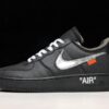 [AV5210-001]-[PK OW X AIR FORCE 1 LOW 07 VIRGIL BLACK/METALLIC SILVER]-[MAN:40-47.5]