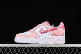 DH2920-111-AIR FORCE 1 07 LOW WHITE/PINK-WOMAN:36-39-MAN:40-45