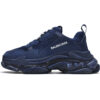 541624 W091 4107 Balenciaga Triple S Dark Blue