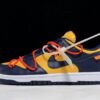 [CT0856-700]-[PLUS OFF-WHITE X DUNK LOW UNIVERSITY GOLD/WHITE/NAVY BLUE]-[UNISEX:36-46]