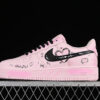CW2288-111-AIR FORCE 1 07 LOW PINK/BLACK-WOMAN:36-39-MAN:40-45