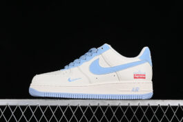 BB9599-205-AIR FORCE 1 07 LOW WHITE/BLUE-WOMAN:36-39-MAN:40-45